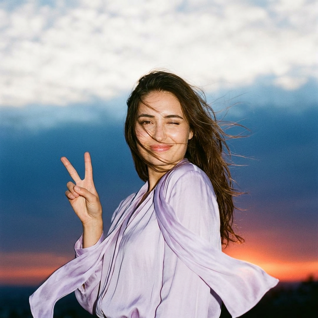 AI-фото: Человек с предоставленной фотографии по грудь, без изменения лица, черт, внешности, возраста и индив...
